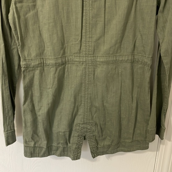Abercrombie & Fitch Olive Army Green Women’s Light Utility Jacket Size XS - Picture 11 of 11